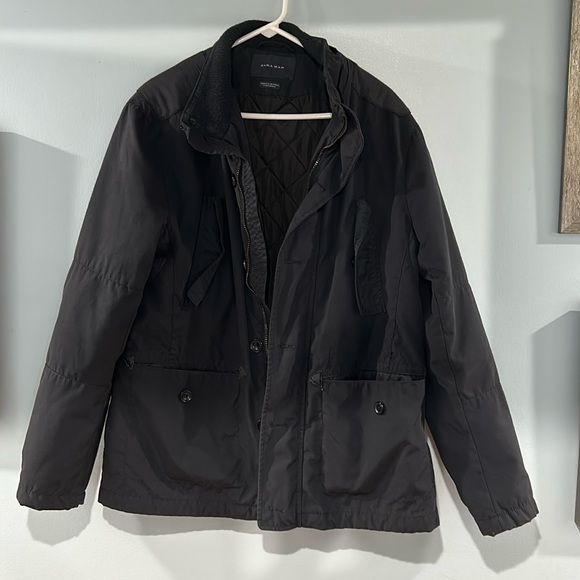 Men’s Zara Man XXL Jacket Black - Picture 1 of 10
